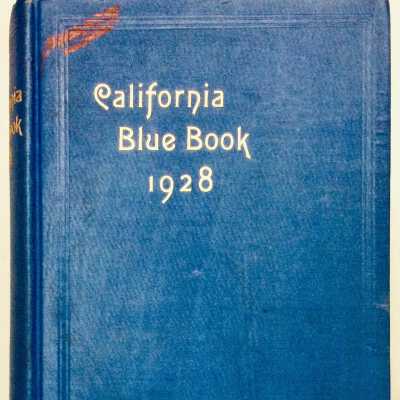 'California Blue Book', 1928