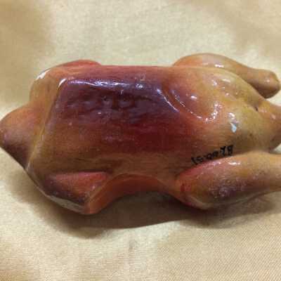 small Turkey-shaped Easter Candy container, early 1900s