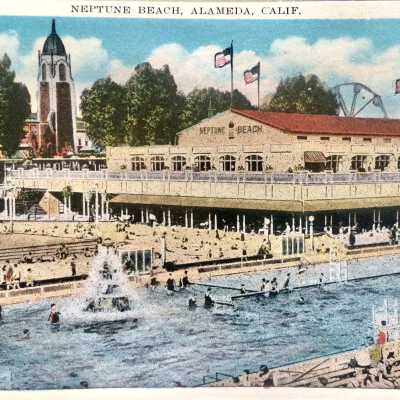 Postcard Neptune Beach, c. 1920s