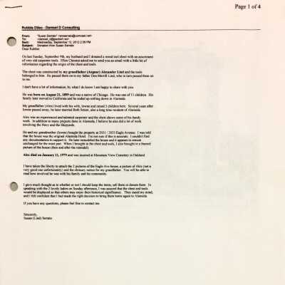 Biographical information about Alexander Lind, 2012