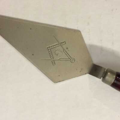 Miniature trowel with Masonic Emblem, c. 1920s
