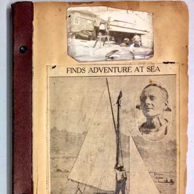 Scrapbook about the Aeolian Yacht Club, c. 1930s
