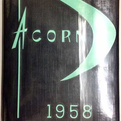 Alameda High School yearbook 'Acorn', 1958 edition