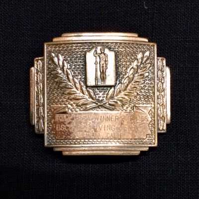 Belt Buckle trophy, U.S. Coast Guard Receiving Center