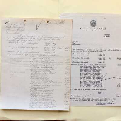 Poundmaster's reports, 1935-1936