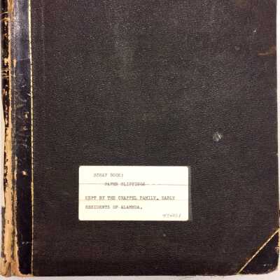 Scrapbook compiled by Scott R. Chappel of 1610 Central Ave, 1870-1890s
