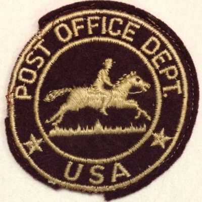 Circular Patch from the Post Office Uniform of Paul Strebel, 1965-1970