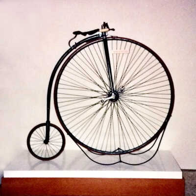 Oliver Haslett's High Wheel Bicycle, 1883