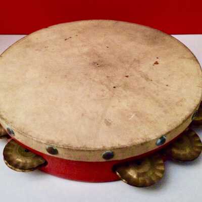 Herbert Clark's Tambourine used in Elks Club Minstrel shows, 1902-1903