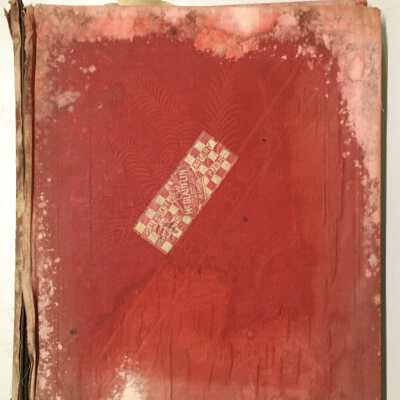 Wheat business Scrapbook of Lewis W. McGluarlin, 1909