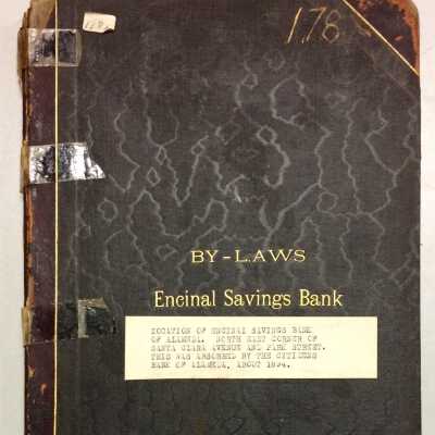 By-Laws for the Encinal Savings Bank, 1893