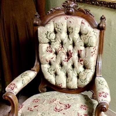 Gentlemen's chair of the Sylvester-Lamborn family, c. 1870s