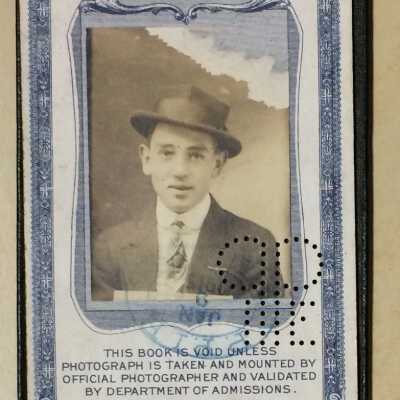 Booklet of admission tickets to the P.P.I.E issued to Pete Kohlmoos, 1915