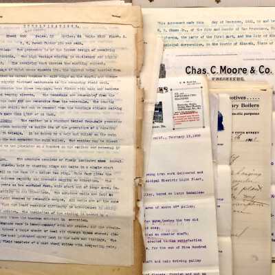 Bids for equipment and supplies for the Electric Light Plant, 1901-1904
