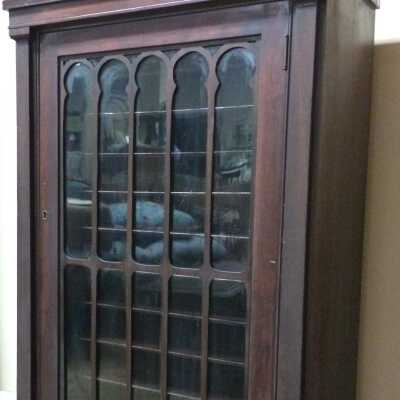Mahogany sheet music cabinet of the Fenn family, c. early 1900s