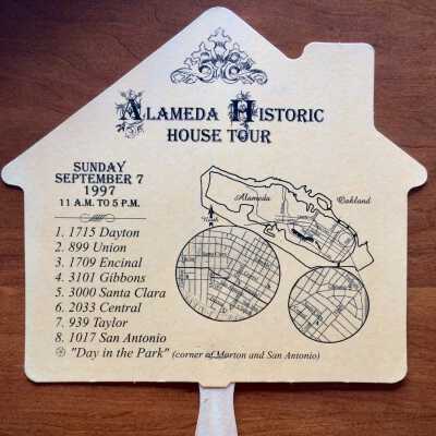 House-shaped fan for Heritage Home Tour, 1997