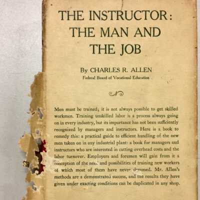 ‘The Instructor, the man and the job’ by Charles R. Allen, c 1945