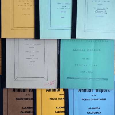 Annual Police Department Reports, 1948-1957
