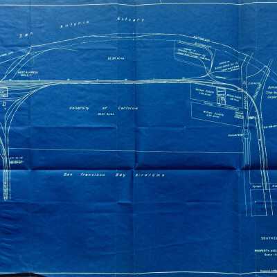 Map / Blueprint Southern Pacific Company Lines, 1930