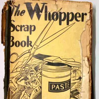 Scrapbook compiled by Alameda High School student Elloise Shyer, c. 1930s