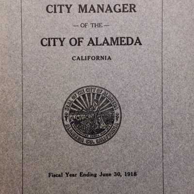 Published Annual Report by City Manager Charles E. Hewes, 1918