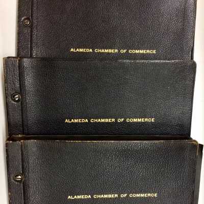 Photo Albums compiled by the Alameda Chamber of Commerce, c. 1940s