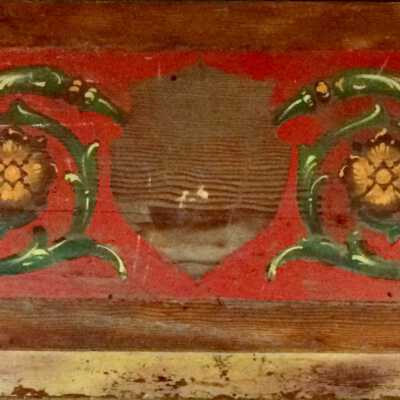 Wooden decrative panels from Neptune Beach Concession Stand, c. 1920s-1930s