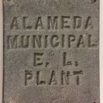 Alameda Municipal Electric Light Plant light base, after 1911