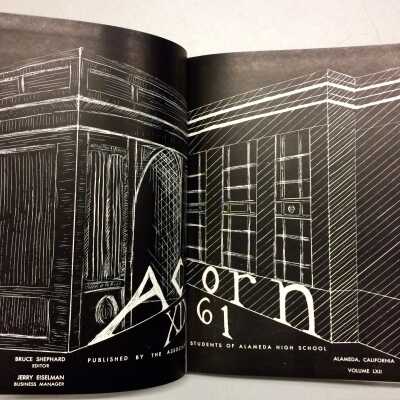 Alameda High School 'Acorn' Yearbook, for 1961