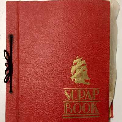 Scrapbook belonging to Judy Smith, 1940s