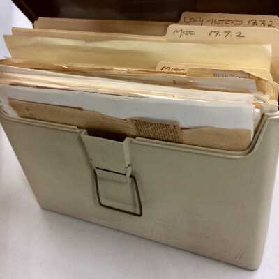 Documents pertaining to William Cox, prior 2017