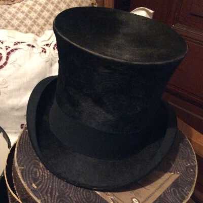 Beaver skin Top Hat of Samuel M. Haslett, c. 1890s