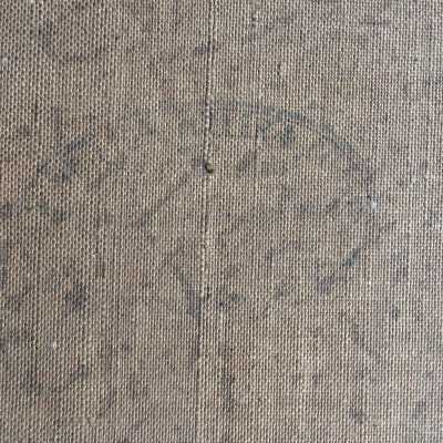 Canvas vendor’s stamp - too faint to make out