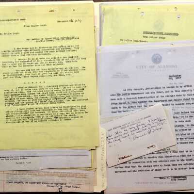 Correspondence from / with Police Judge, 1930-1938