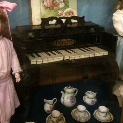 Schoenhut's Miniature Square Grand Piano, c. 1890