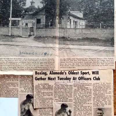Clipping about Boxing history, 1964