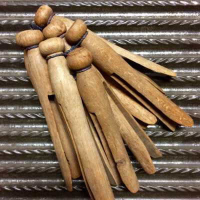 Clothespins used by the Anderson family