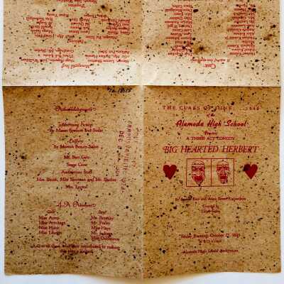 Program Play, Class of 1940, Alameda High School, 1939