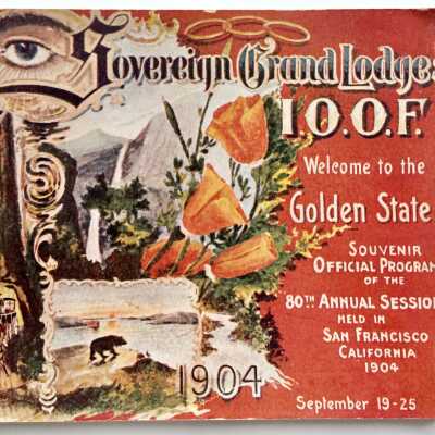 Souvenir booklet of the Grand Lodge I.O.O.F., 1904