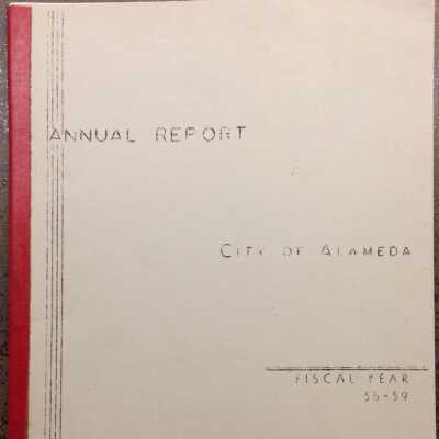Annual Report for the City for the Fiscal Year 1958-1959