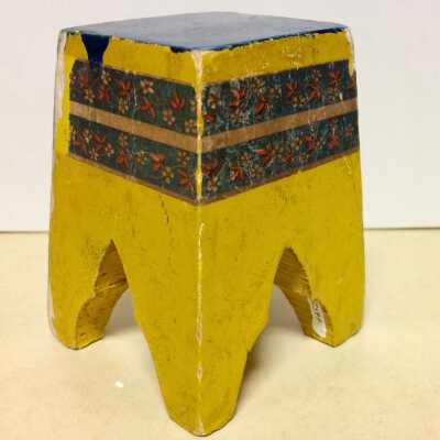 Wooden moorish toy stool, c. 1920s