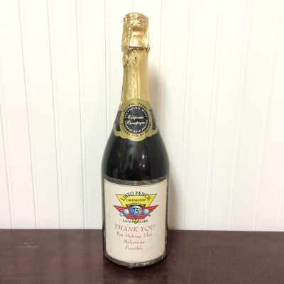Green Bottle with green foil for 75 Years Listo Pencil Co., 1996