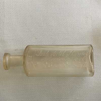 Park Hotel Pharmacy medicine bottle, Early 1900s