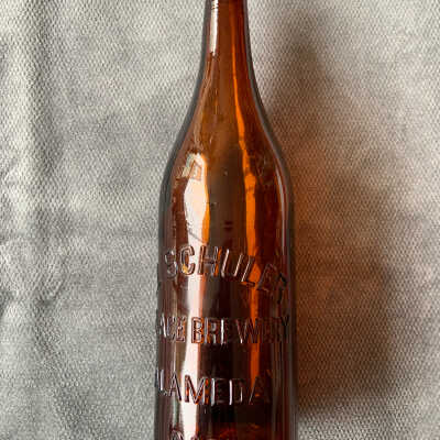Beer bottle from the Palace Brewery, owner L. L. Schuler, c. 1870s