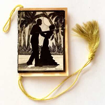 Dance card from Alameda High School Junior Prom Dance, 1934