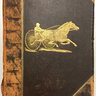 Book converted into a scrapbook of Russel P. Baker, early 1900s