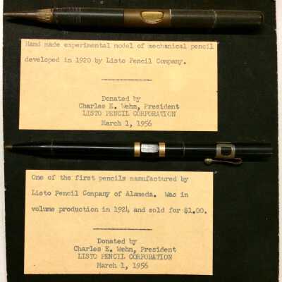 Listo Mechanical Pencil, 1920-1924
