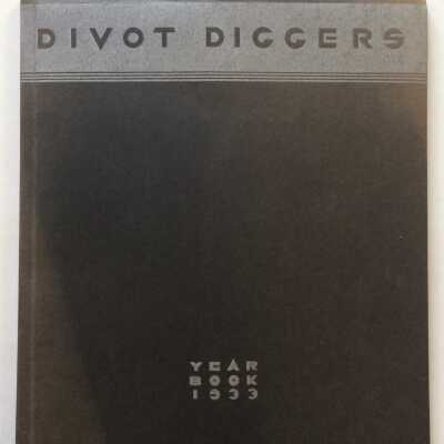 'The Divot Diggers' yearbook for 1933 of the Alameda Golf Club