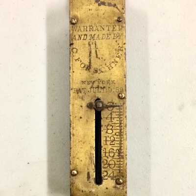 Hanging Scale by C. Forschner, of the Toye-Cox family, c. 1889