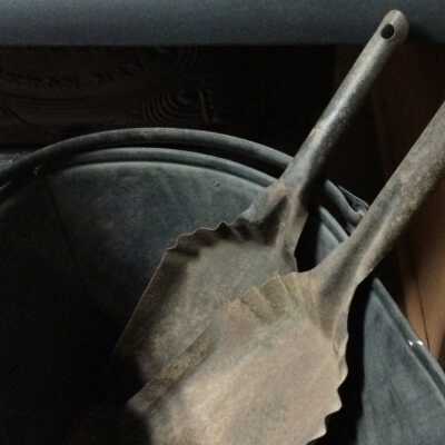 Iron Coal Shovel from the King family home, 20th century